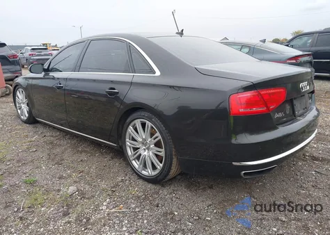 2014 Audi A8 L 4.0T из США, поврежденный, VIN WAUR2AFD8EN008811